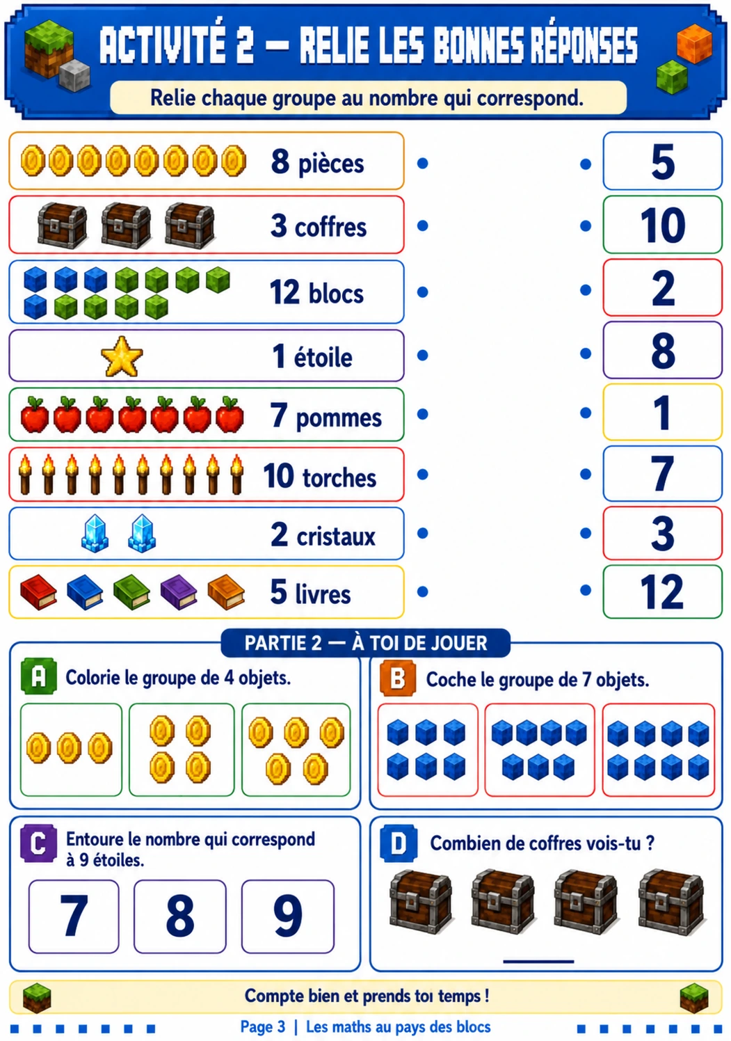 Relier des collections au bon nombre